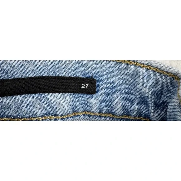 Banana Republic‎ Jeans Womens Size 27 Mid Rise Straight Leg Light Wash Denim - Picture 9 of 11